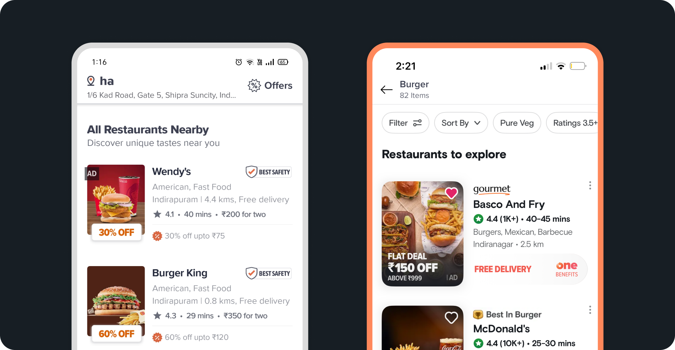 The Swiggy design system alongside the 4.0 visual language